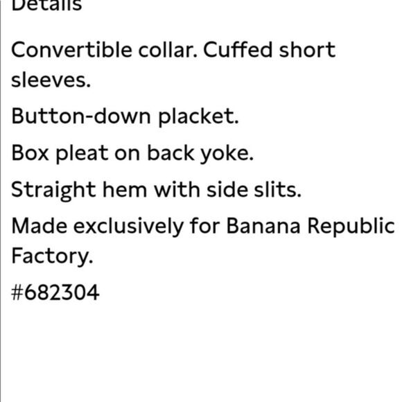 Banana Republic Border  Print Boxy Shirt - Picture 10 of 10